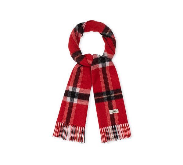 AUSTRALIAN SHEPHERD® 100% Wool Check Solara Scarf UGG AUSTRALIAN SHEPHERD