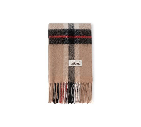 AUSTRALIAN SHEPHERD® 100% Wool Check Solara Scarf UGG AUSTRALIAN SHEPHERD