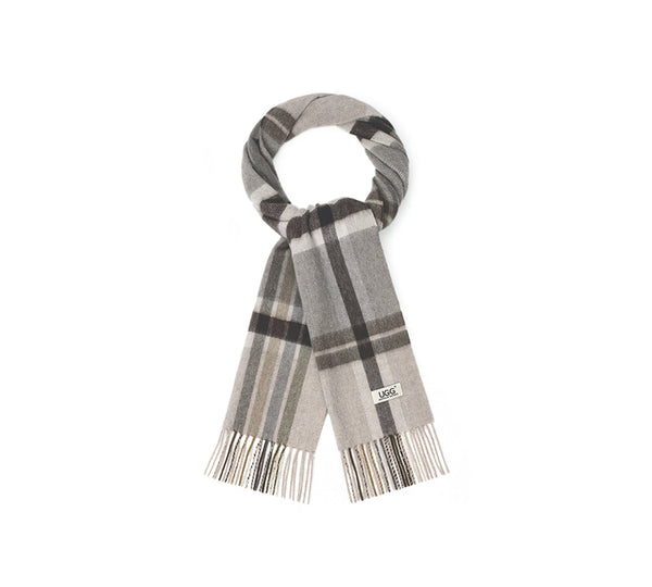 AUSTRALIAN SHEPHERD® 100% Wool Check Solara Scarf UGG AUSTRALIAN SHEPHERD