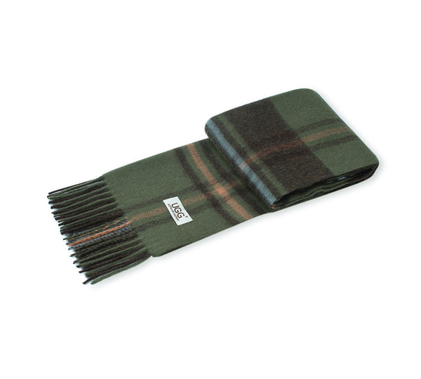 AUSTRALIAN SHEPHERD® 100% Wool Check Snovia Scarf UGG AUSTRALIAN SHEPHERD