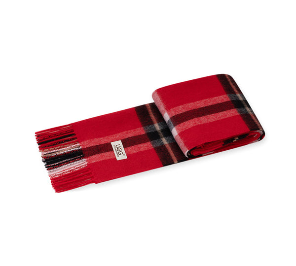 AUSTRALIAN SHEPHERD® 100% Wool Check Solara Scarf UGG AUSTRALIAN SHEPHERD