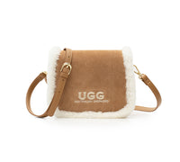 Women Fluffy Wool Adjustable Strap Over Shoulder Messenger Bag