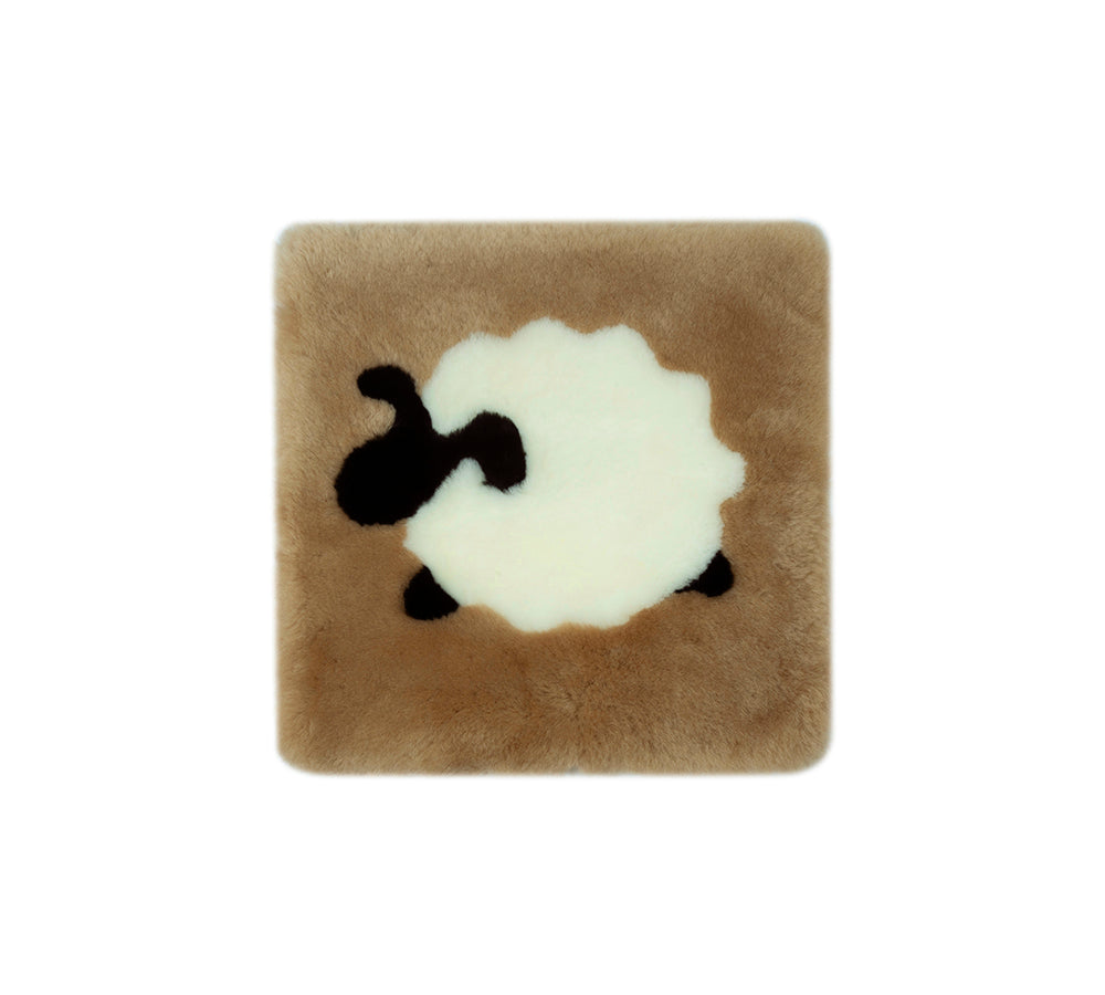 AUSTRALIAN SHEPHERD® Square Australian Wool Cushion 40cmx40cm UGG AUSTRALIAN SHEPHERD