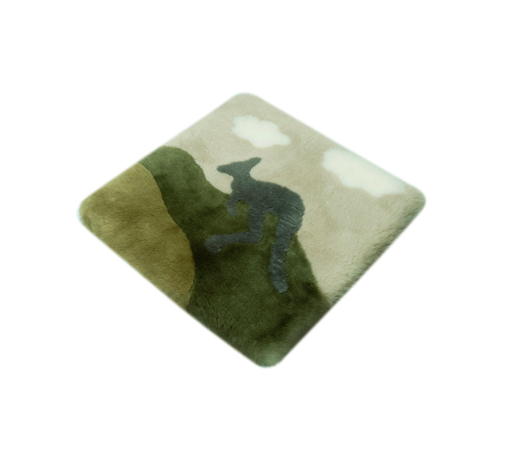 AUSTRALIAN SHEPHERD® Square Australian Wool Cushion 40cmx40cm UGG AUSTRALIAN SHEPHERD