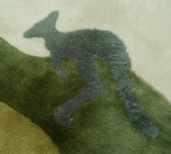 AUSTRALIAN SHEPHERD® Square Australian Wool Cushion 40cmx40cm UGG AUSTRALIAN SHEPHERD