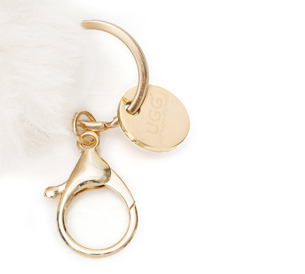 AUSTRALIAN SHEPHERD® UGG Glove Fluffy Sheepskin Wool Keyring UGG AUSTRALIAN SHEPHERD