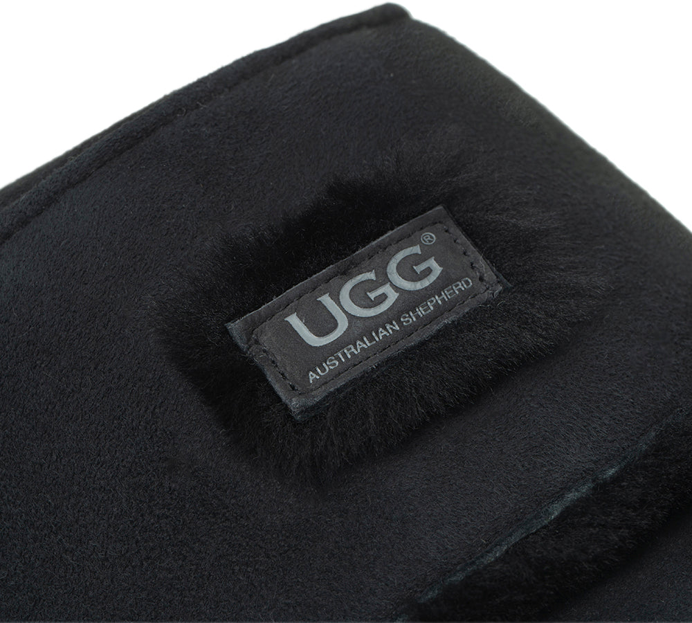 AUSTRALIAN SHEPHERD® Fluffy Sheepskin Wool Bucket Hat Stacea UGG AUSTRALIAN SHEPHERD