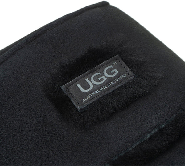 AUSTRALIAN SHEPHERD® Fluffy Sheepskin Wool Bucket Hat Stacea UGG AUSTRALIAN SHEPHERD