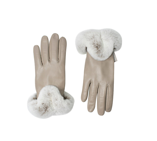 AUSTRALIAN SHEPHERD® Ladies Gloves Fluffy Sheepskin Wool Lennon Gloves UGG AUSTRALIAN SHEPHERD
