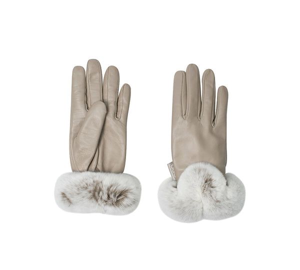 AUSTRALIAN SHEPHERD® Ladies Gloves Fluffy Sheepskin Wool Lennon Gloves UGG AUSTRALIAN SHEPHERD