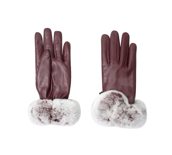 AUSTRALIAN SHEPHERD® Ladies Gloves Fluffy Sheepskin Wool Lennon Gloves UGG AUSTRALIAN SHEPHERD
