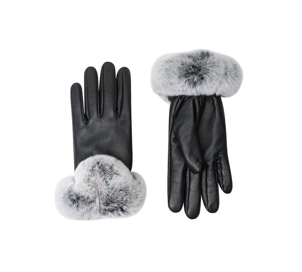 AUSTRALIAN SHEPHERD® Ladies Gloves Fluffy Sheepskin Wool Lennon Gloves UGG AUSTRALIAN SHEPHERD