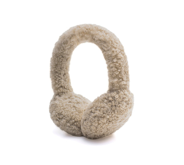 UGG Women Adjustable Sheepskin Wool Earmuff Cozette