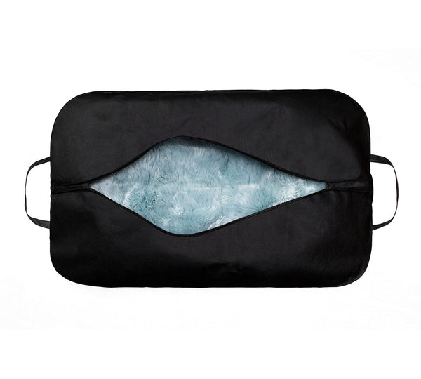 EVERAU® Premium Australian Sheepskin Wool Single Color Long Rugs 105cm EVERAU