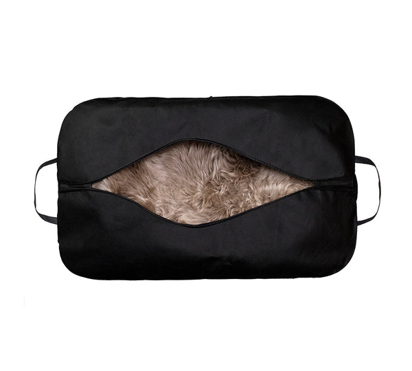 EVERAU® Premium Australian Sheepskin Wool Single Color Long Rugs 105cm EVERAU