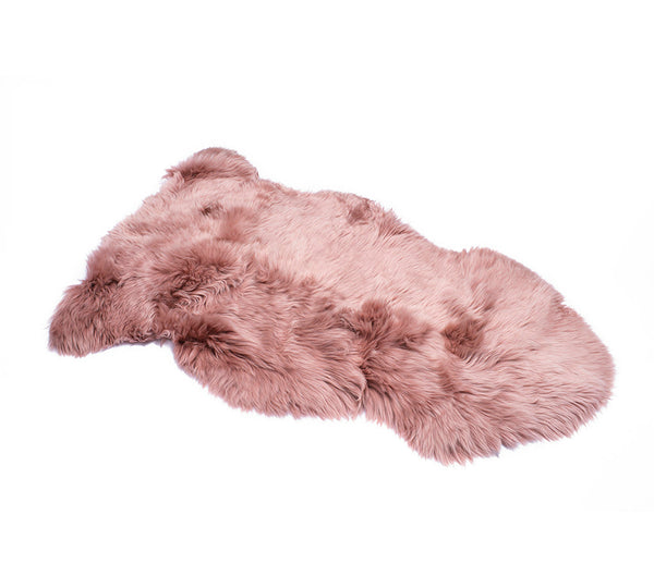 EVERAU® Premium Australian Sheepskin Wool Single Color Long Rugs 105cm EVERAU