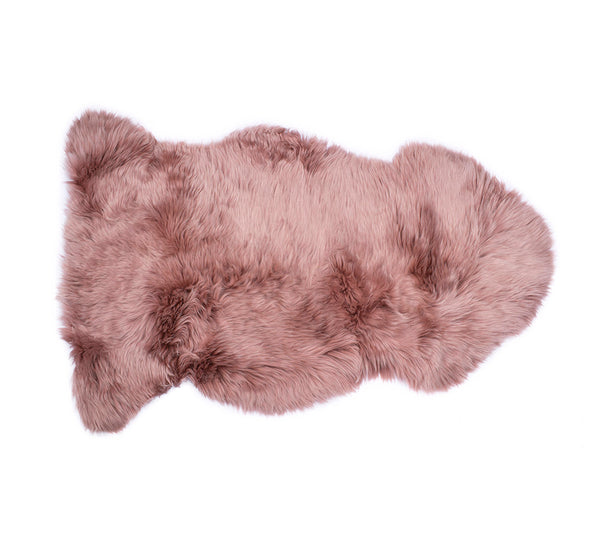 EVERAU® Premium Australian Sheepskin Wool Single Color Long Rugs 105cm EVERAU