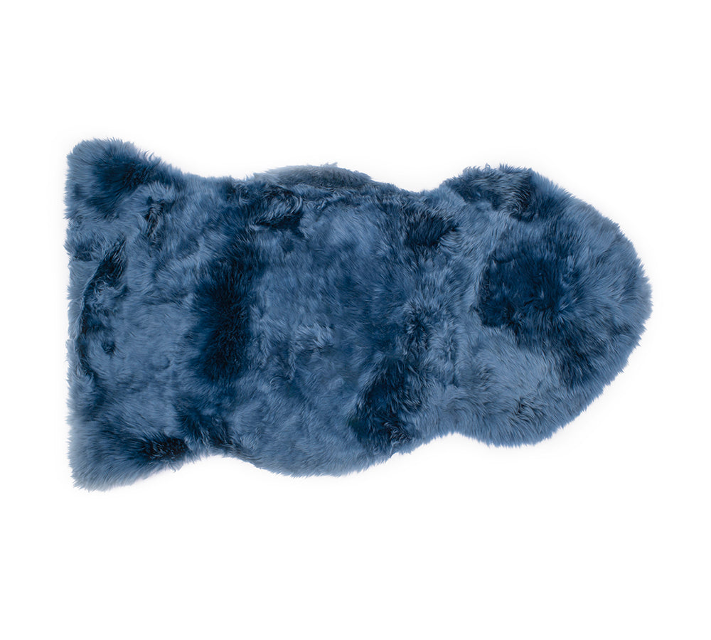 EVERAU® Premium Australian Sheepskin Wool Single Color Long Rugs 105cm EVERAU