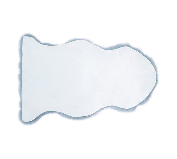 EVERAU® Premium Australian Sheepskin Wool Single Color Long Rugs 105cm EVERAU