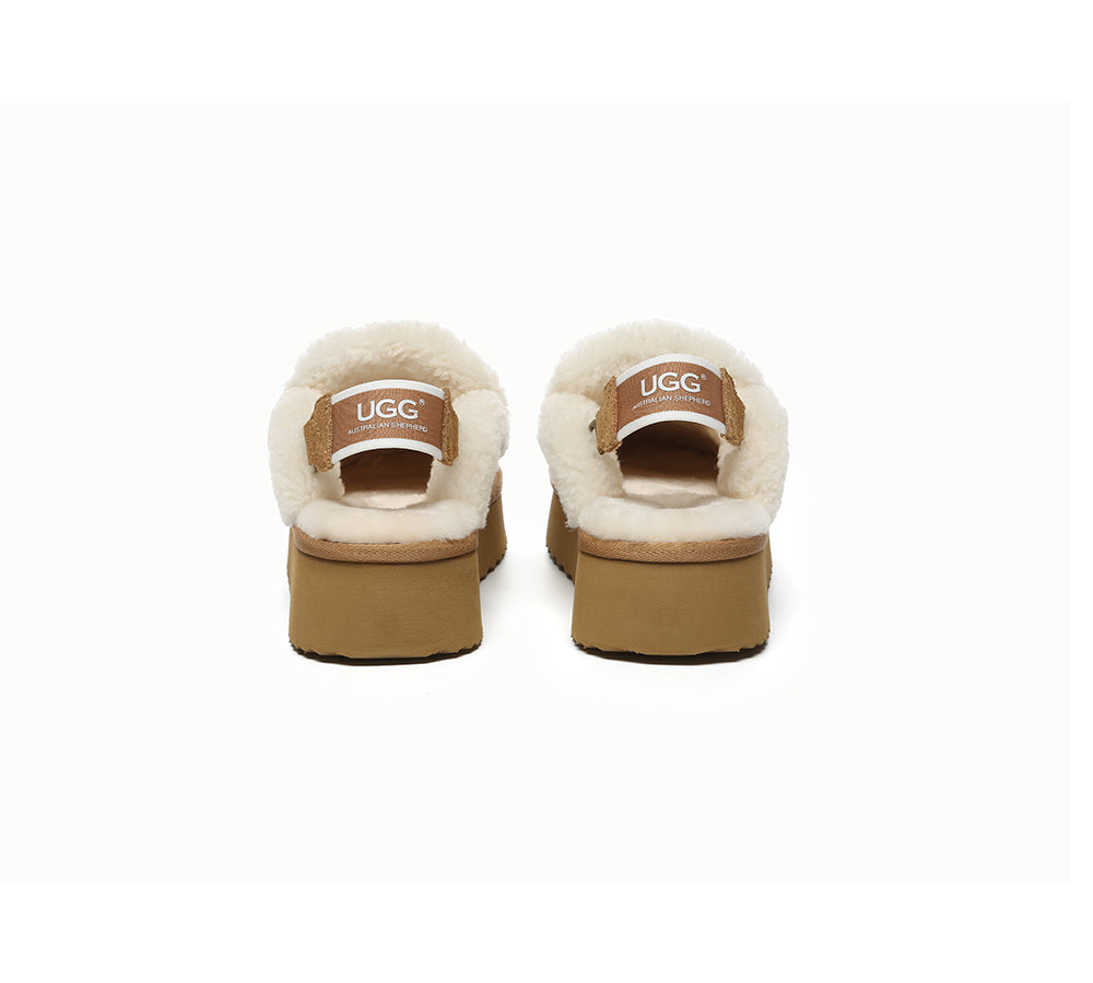 UGG Slippers Women Removable Strap Slingback Platform Rilee