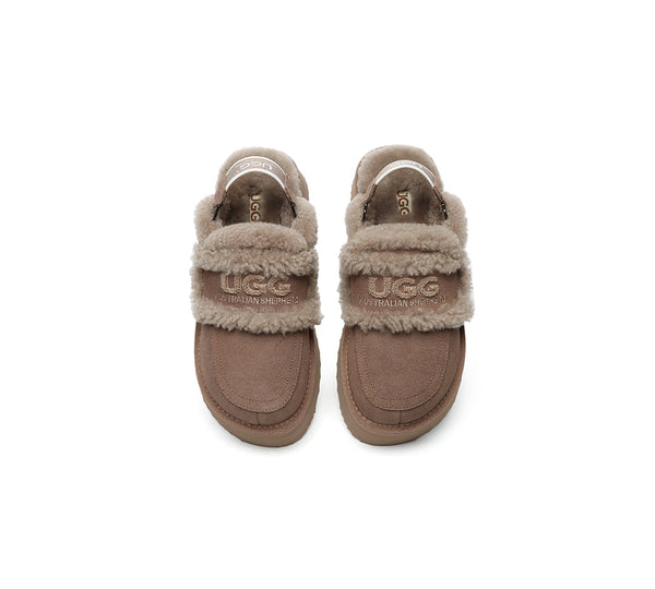 UGG Slippers Women Removable Strap Slingback Platform Rilee