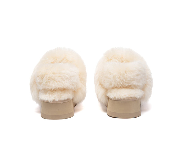 AUSTRALIAN SHEPHERD® UGG Slippers Removable Strap Fluffy Platform Nordell UGG AUSTRALIAN SHEPHERD