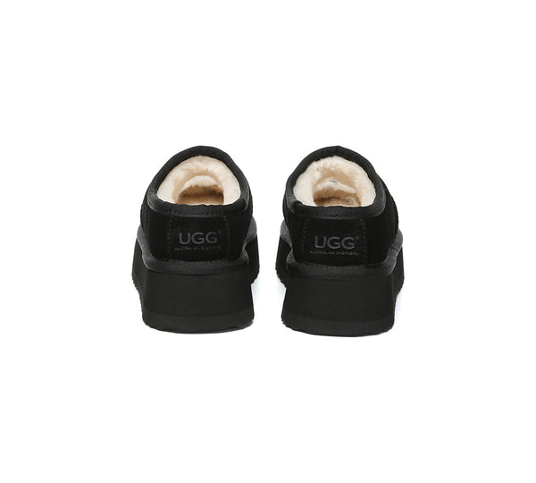 AUSTRALIAN SHEPHERD® UGG Slippers Sheepskin Wool Ankle Platform Carmella UGG AUSTRALIAN SHEPHERD
