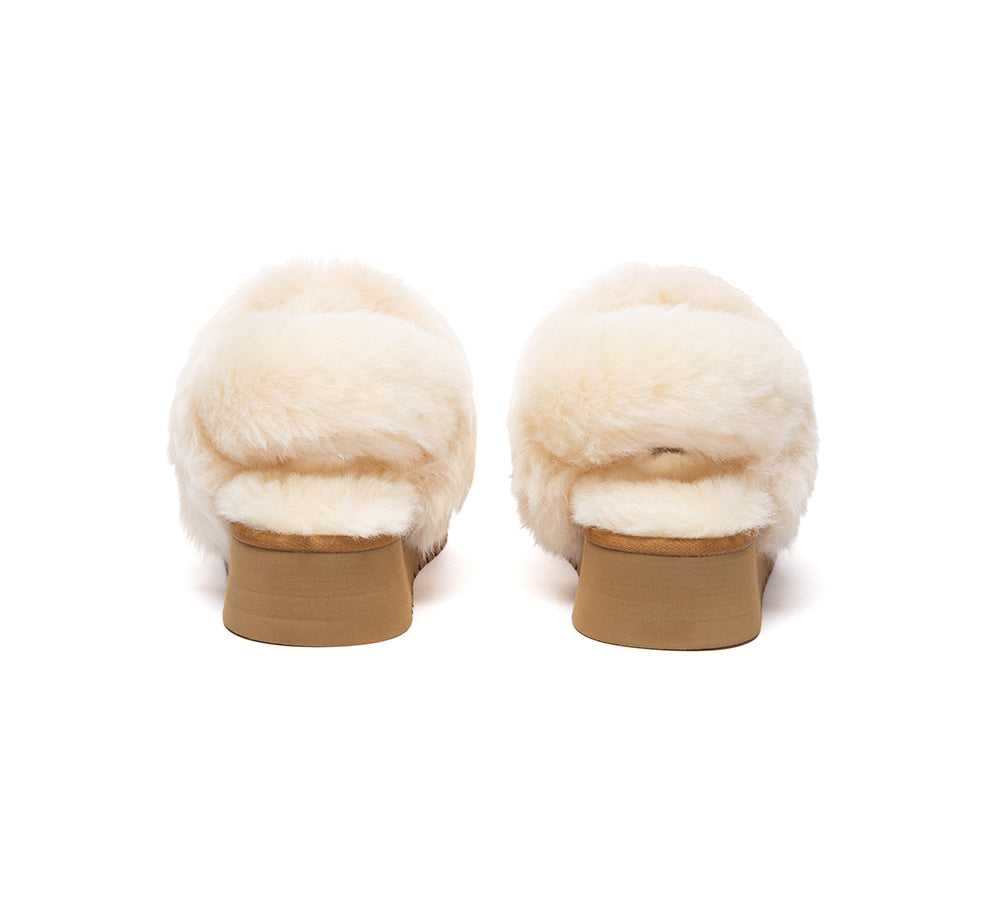 AUSTRALIAN SHEPHERD® UGG Slippers Removable Strap Fluffy Platform Nordell UGG AUSTRALIAN SHEPHERD