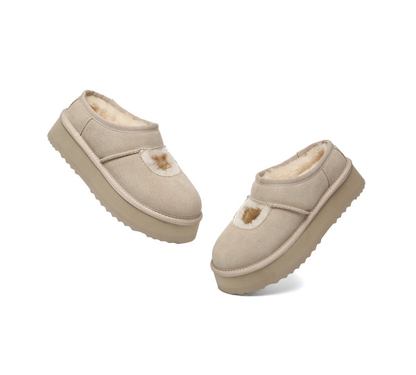 AUSTRALIAN SHEPHERD® UGG Slippers Sheepskin Wool Ankle Platform Carmella UGG AUSTRALIAN SHEPHERD