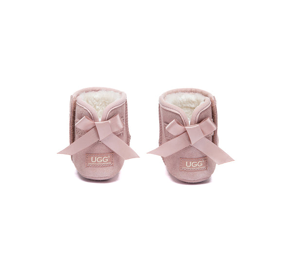 AUSTRALIAN SHEPHERD® UGG Boots Baby Booties Back Bow Gift Set Ribelle UGG AUSTRALIAN SHEPHERD