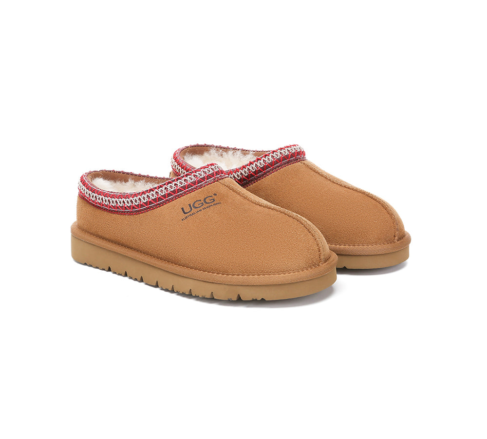 UGG Slippers Sheepskin Wool Ankle Booties Tazzy Hippie