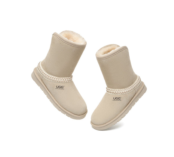 UGG Boots Sheepskin Wool Knitted Isleen
