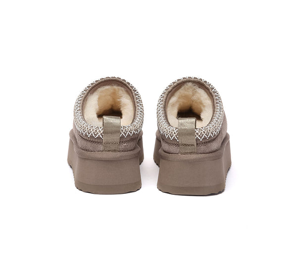 AUSTRALIAN SHEPHERD® UGG Slippers Sheepskin Wool Ankle Tazzy Tay Platform UGG AUSTRALIAN SHEPHERD