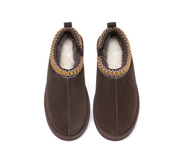 UGG Tazzy Slippers Women Men Sheepskin Wool Ankle Boots Valen