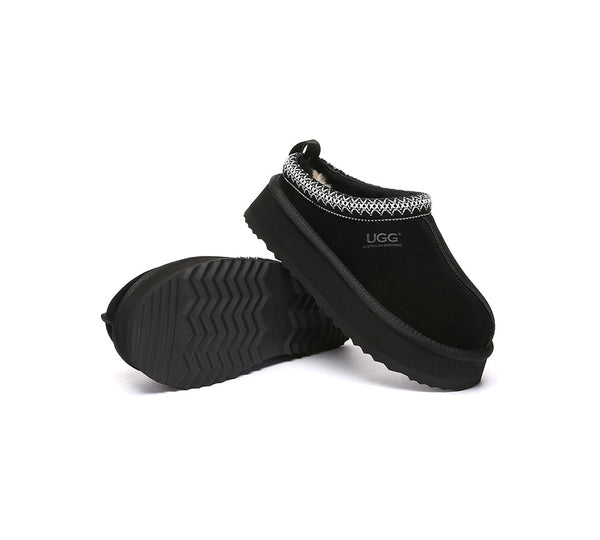 AUSTRALIAN SHEPHERD® UGG Slippers Sheepskin Wool Ankle Tazzy Tay Platform UGG AUSTRALIAN SHEPHERD