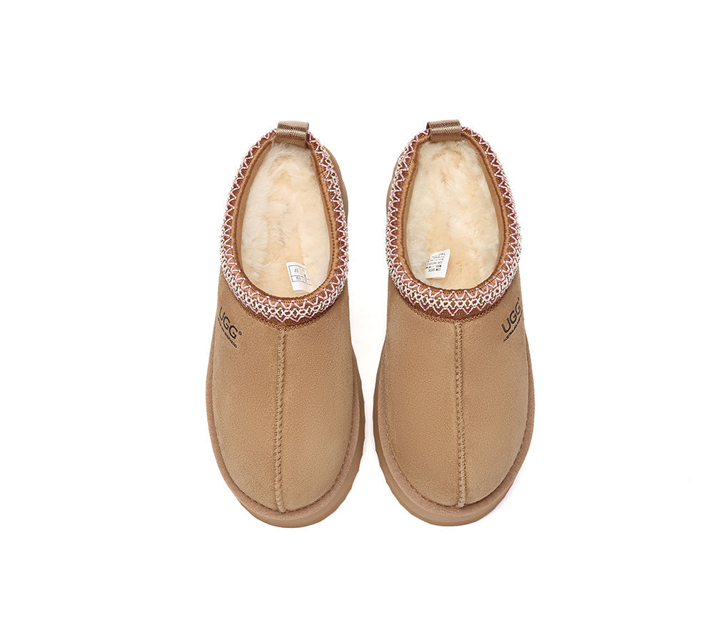 AUSTRALIAN SHEPHERD® UGG Slippers Sheepskin Wool Ankle Tazzy Tay Platform UGG AUSTRALIAN SHEPHERD