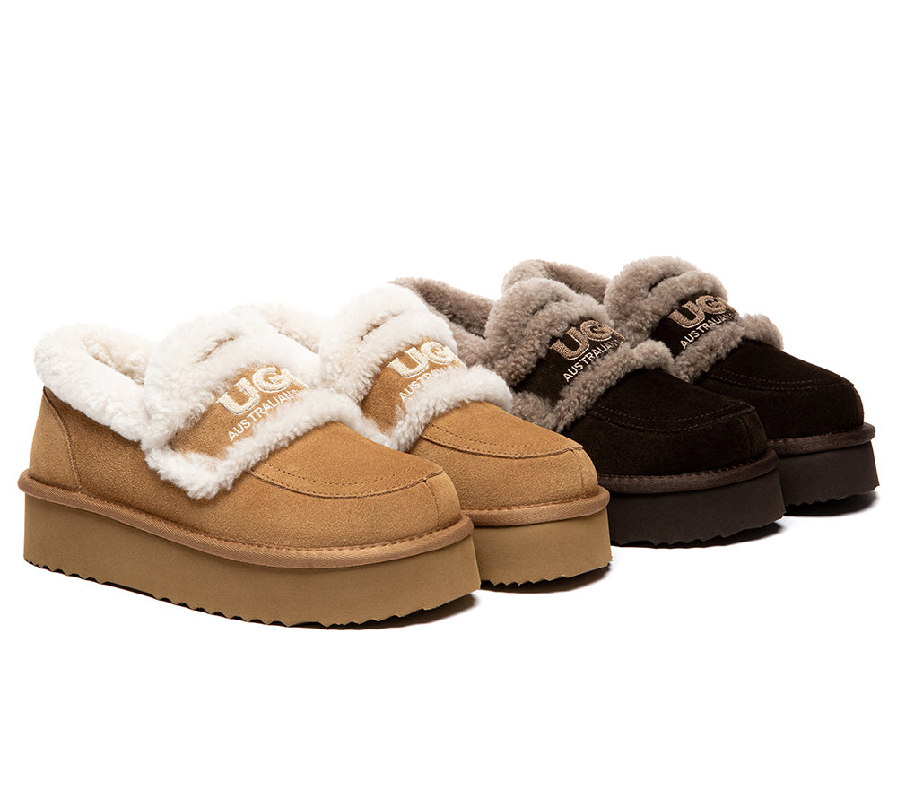 靴 UGG Dex Slip On Loafers 29cm UGG Sapato slip-on De Camurça | Marrom | FARFETCH BR