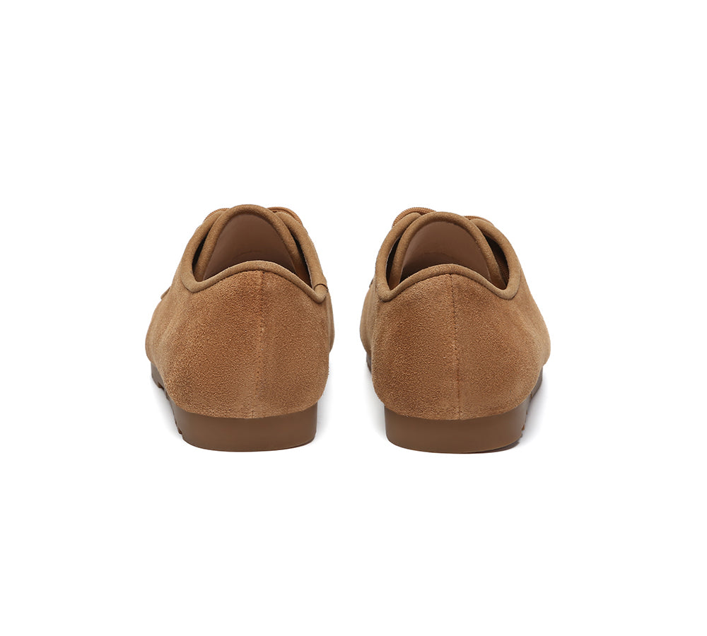 EVERAU® Women Slippers Suede Lace Up Brandon EVERAU