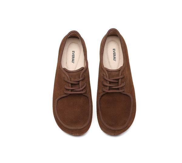 EVERAU® Women Slippers Suede Lace Up Brandon EVERAU