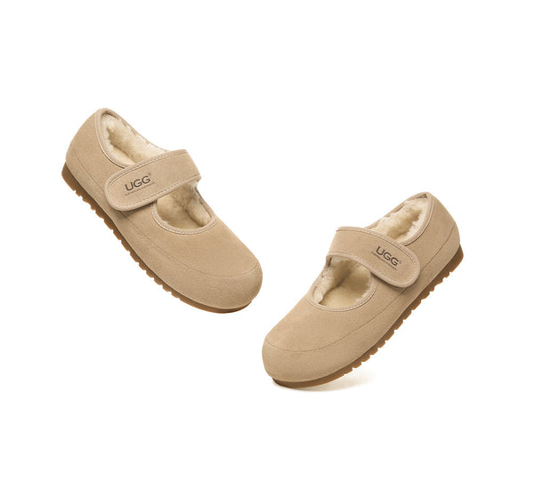 AUSTRALIAN SHEPHERD® UGG Slippers Sheepskin Wool Adjustable Strap Millie UGG AUSTRALIAN SHEPHERD