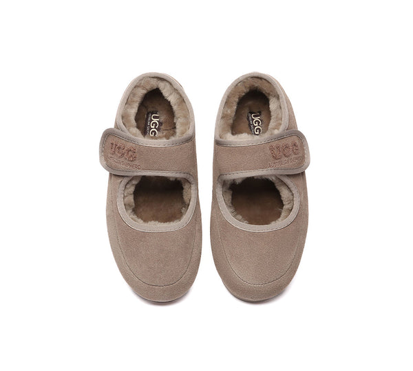 AUSTRALIAN SHEPHERD® UGG Slippers Sheepskin Wool Adjustable Strap Velvi UGG AUSTRALIAN SHEPHERD