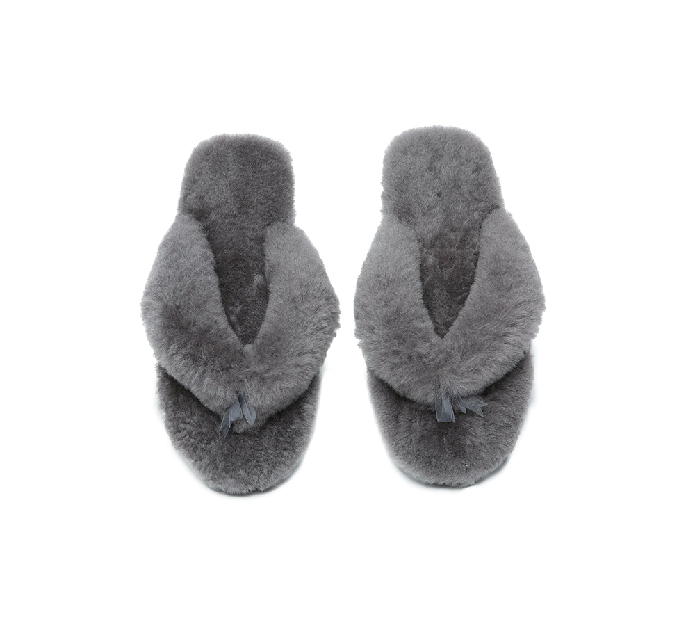 UGG Thongs Women Fluffy Slides Farah