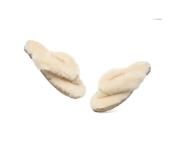 UGG Thongs Women Fluffy Slides Farah