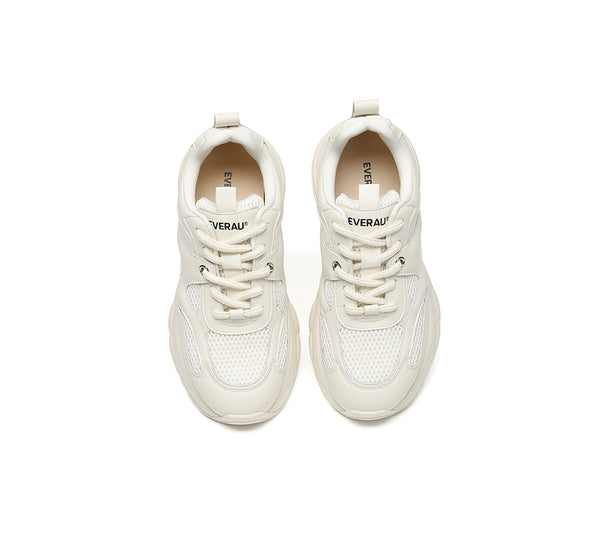 EVERAU® Women Chunky Platform Sneakers Breathable Camille EVERAU
