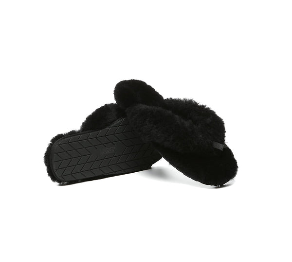 UGG Thongs Women Fluffy Slides Farah