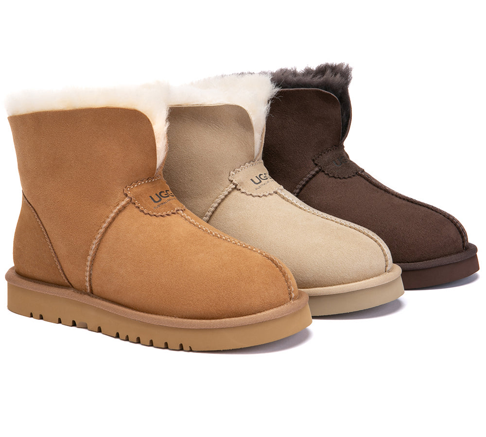 Heston Unisex Short Sheepskin UGG Boots – Ever UGG Outlet