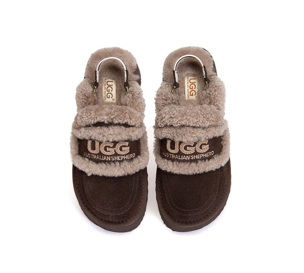 AUSTRALIAN SHEPHERD® 2-Way Style UGG Slippers Women Removable Strap Slingback Platform Rilee UGG AUSTRALIAN SHEPHERD