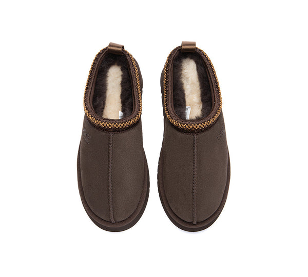 UGG Slippers Sheepskin Wool Ankle Platform Tazzy Tay