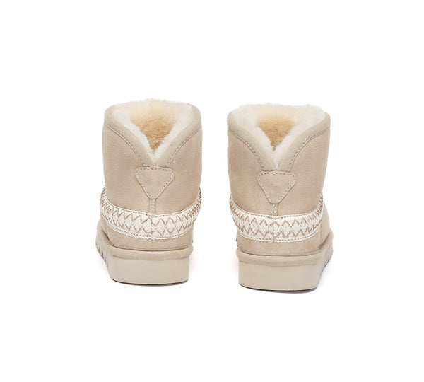 AUSTRALIAN SHEPHERD® UGG Boots Sheepskin Wool Knitted Mini Fayle UGG AUSTRALIAN SHEPHERD