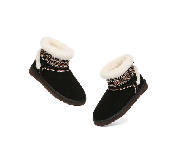 AUSTRALIAN SHEPHERD® UGG Boots Sheepskin Wool Shearling Knitted Mini Ferlat UGG AUSTRALIAN SHEPHERD